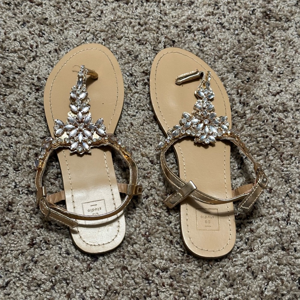 DB studio rose gold sandals